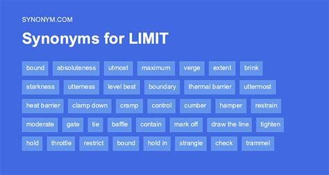 Age Limit Synonym