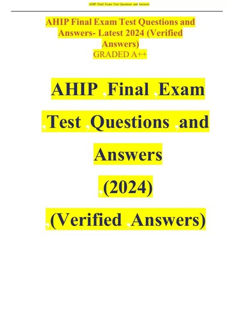 Ahip Test