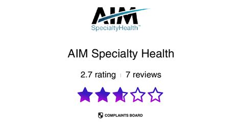 Aim Specialty Health Complaints