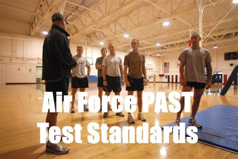 Air Force Past Test Standards