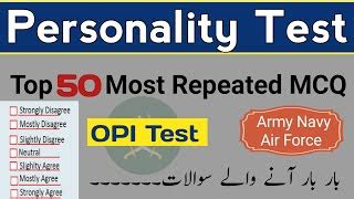 Air Force Personality Test