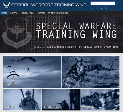 Air Force Special Warfare Website