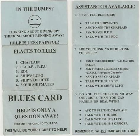 Air Force Stress Card