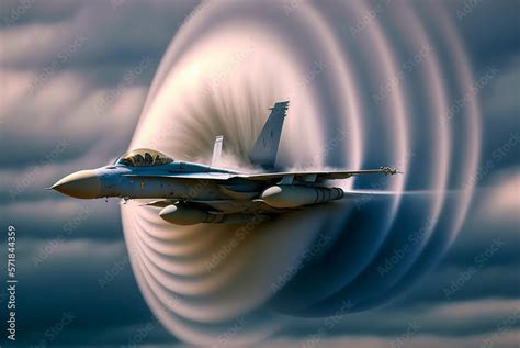 Aircraft Breaks Sound Barrier