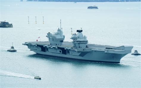 Aircraft Carrier Hms Prince Of Wales Undertakes Us Stealth Jet Flight Trials The Independent