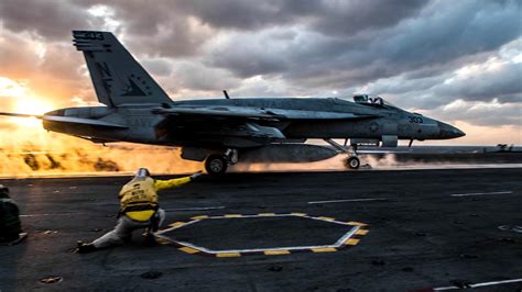 Aircraft Carrier Jet Takeoff