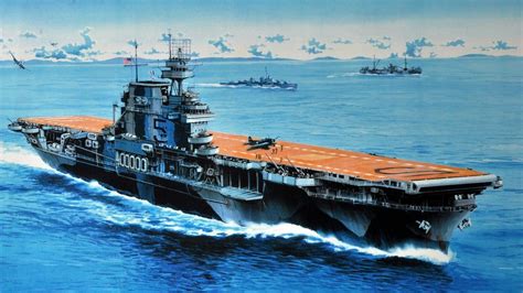 Aircraft Carrier Uss Yorktown Cv 5