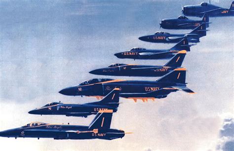 All Blue Angels Planes