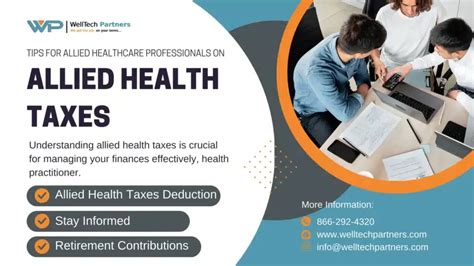 Allied Health Taxes 5 Essential Tips For Allied Healthcare Professionals