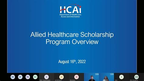 Allied Healthcare Scholarship Program