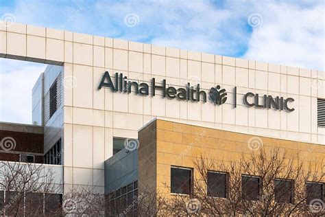 Allina Health Clinic Exterior And Trademark Logo Editorial Stock Image Image Of Medical