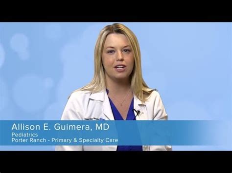 Allison Guimera Md Pediatrician Ucla Health Porter Ranch Youtube