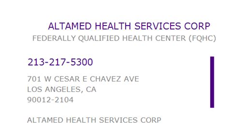 Altamed Health Services Claims Address