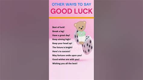 Alternatives To Best Of Luck