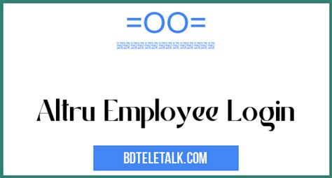 Altru Employee Login