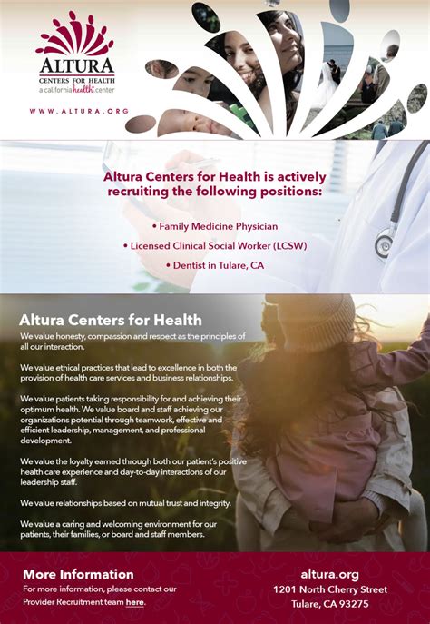 Altura Centers For Health Jobs