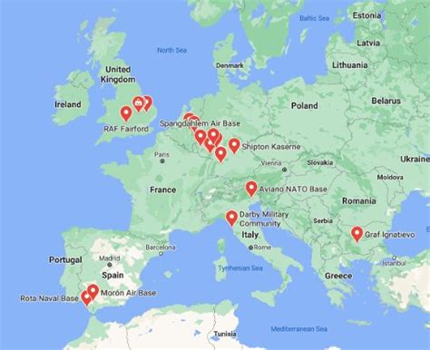 American Army Bases In Europe