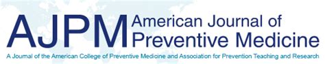 American Journal Of Preventive Medicine