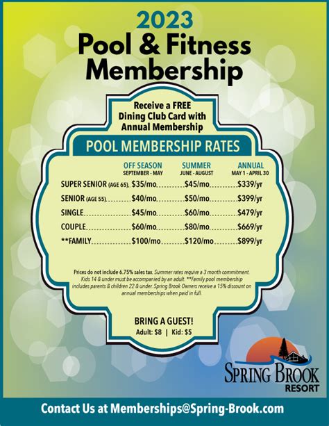 Amherst Pool Membership