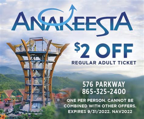 Anakeesta Discount Tickets