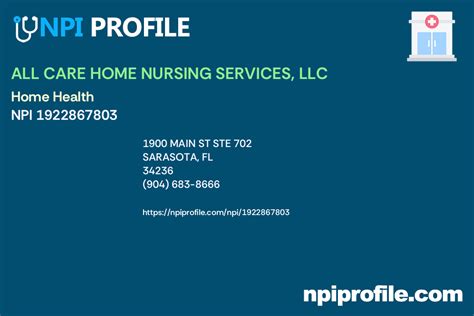 Angels Care Home Health Npi