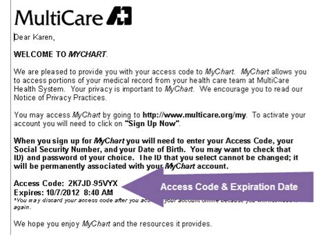 Anmed Mychart Activation Code