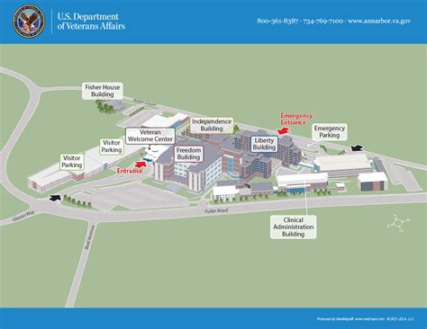 Ann Arbor Va Hospital Map