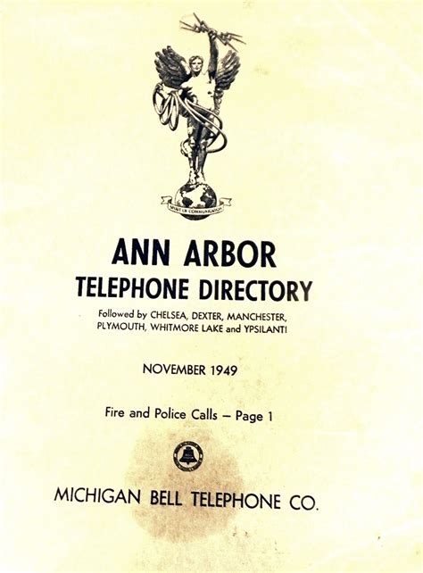 Ann Arbor Va Telephone Directory