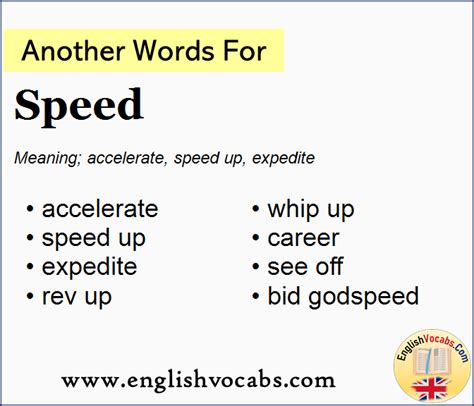 Another Word For Speed Up