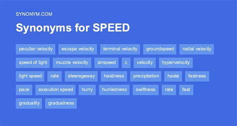 Antonym For Speed