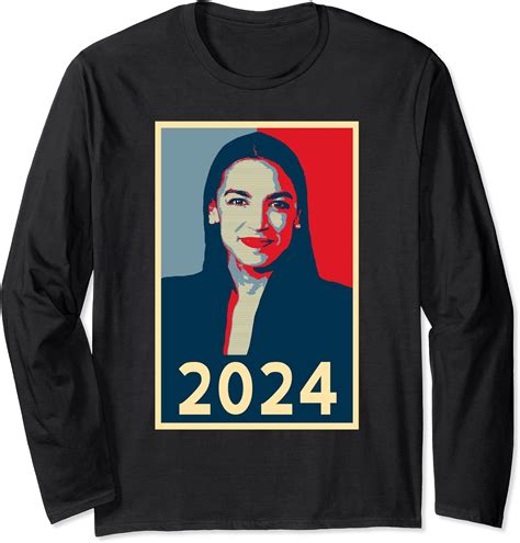 Aoc Alexandria Ocasio Cortez For President 2024 Progressive T Shirt Amazon Co Uk Fashion