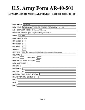 Ar 40 501 Army Pdf