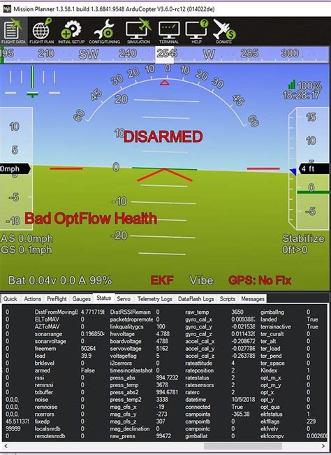 ArduPilot Bad Baro Health Fix