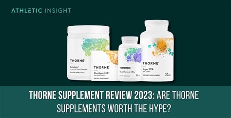 Are Thorne Supplements Safe