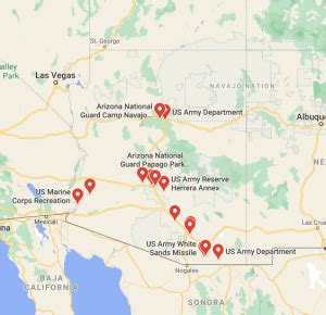 Arizona Military Bases List