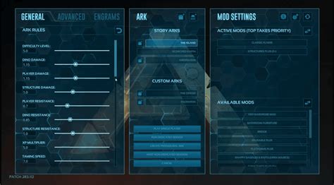 Ark Official Server Settings