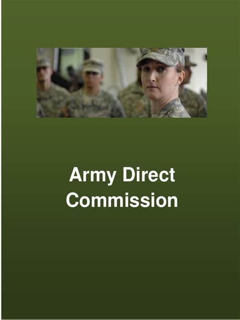 Army 72D Direct Commission