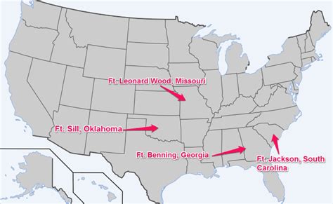 Army Basic Training Bases Locations