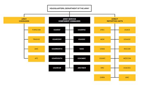 Army Chain Of Command Chart