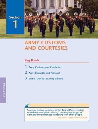 Army Customs And Courtesies Pdf