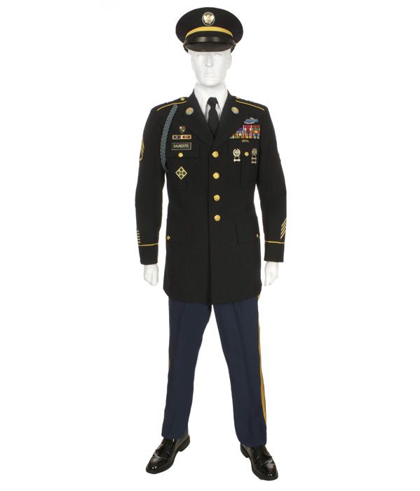 Army Dress Blue Uniform Setup