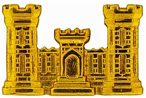 Army Engineer Castle Pin