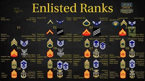 Army Enlisted Ranks And Pay