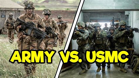 Army Infantry vs Marines