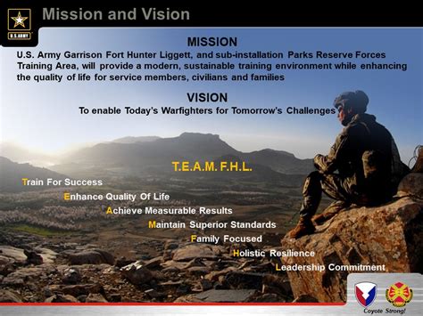 Army Mission And Vision