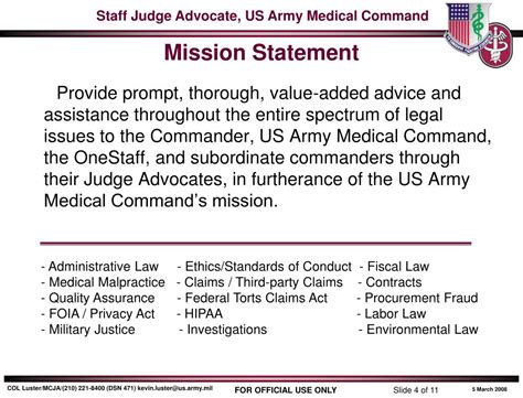 Army Mission Statement Examples