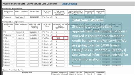 Army Pcs Leave Calculator