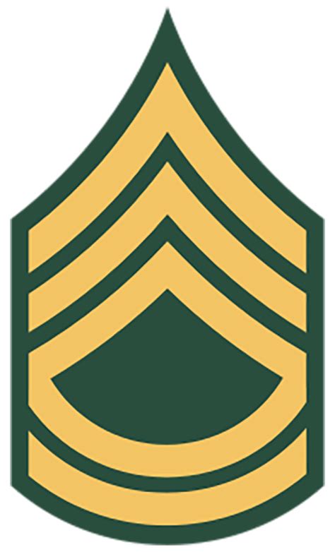 Army Sergeant 1St Class Rank