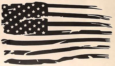 Army Star Usa Tattered Flag Decal American Distressed Vinyl Military Sticker Multiple Sizes Colors Free Shipping Sniper Hood Door Cooler Etsy Canada