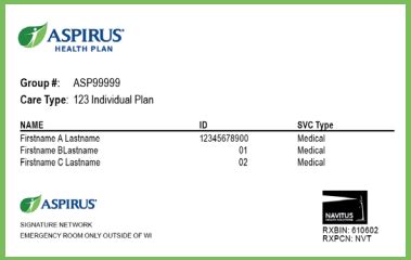 Aspirus Health Plan Payer Id